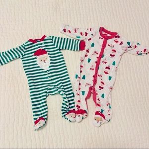 Christmas Sleep & Play Outfits 0-3 month